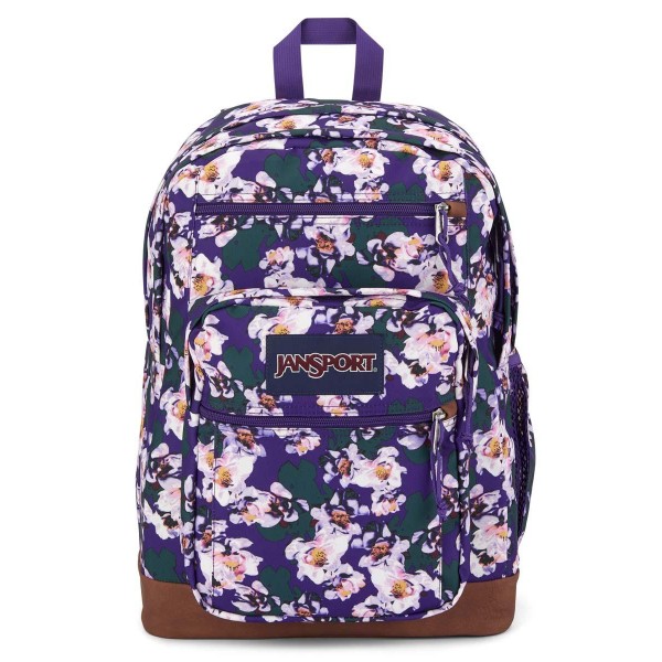 JanSport Cool Student Backpack Purple Petals