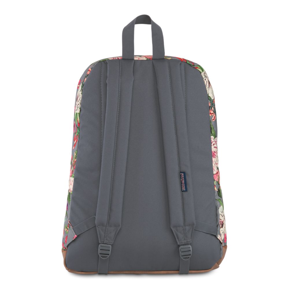 JanSport City View Backpack Grey Bouquet • Backpacks for School • Handbags Vogue