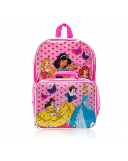 Disney Princess Backpack with Lunch Bag