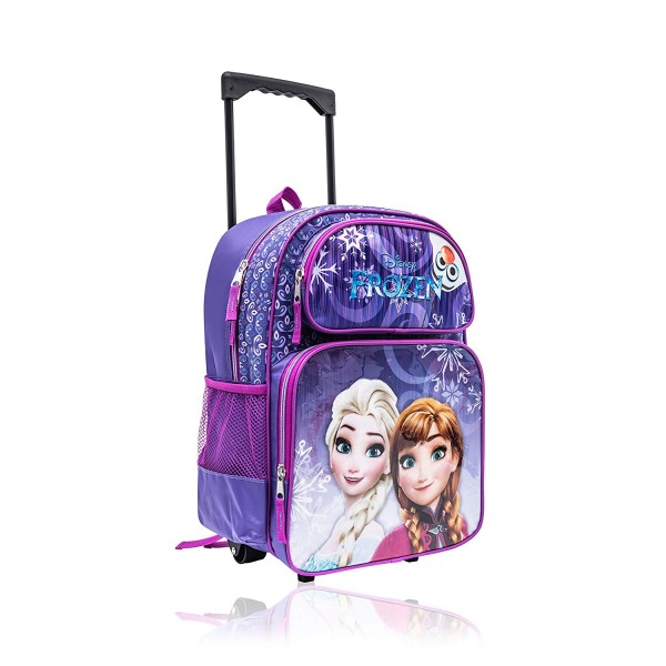 Disney Frozen Rolling Backpack Book Bag 