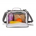 JanSport The Carryout Lunch Bag Boho Floral Graphite Grey