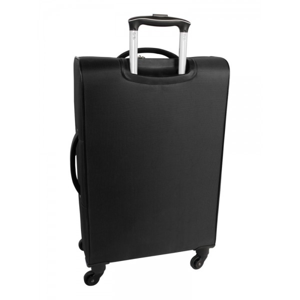 Atlantic Optima 24" Spinner Expandable Luggage Black
